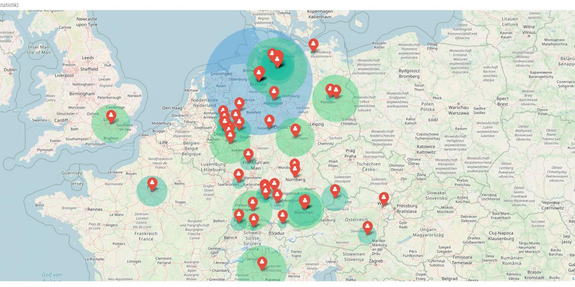 Geo Map nach Umsätzen